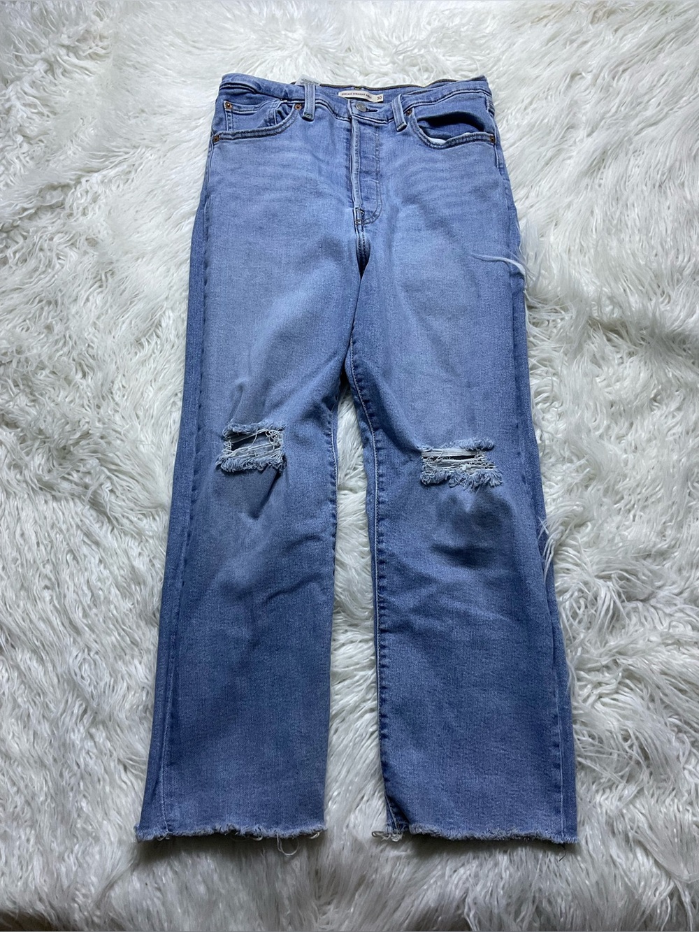 Levi's Ribcage Straight‎ Ankle Jean in Fall Trip